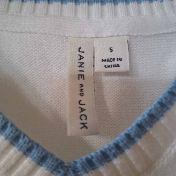 Janie and Jack Boys Sweater Vest Size S (5) - Picture 2 of 5